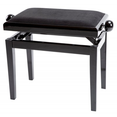 Pianobank Deluxe Schwarz hochglanz